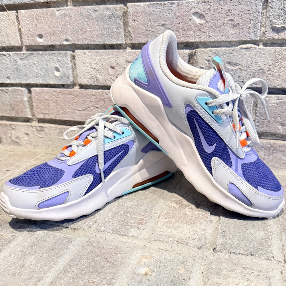 Nike Air Max Bolt Sneakers Purple Teal Orange Womens 7.5 Youth 6Y